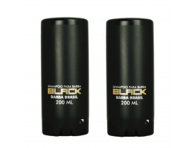 Kit 2 Shampoo Para Barba Black - Barba Brasil