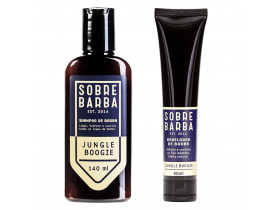 Kit Shampoo Para Barba e Modelador Para Barba Jungle Boogie Sobrebarba