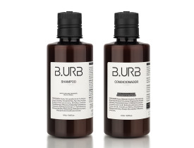 Kit Shampoo e Condicionador Para Cabelo - Barba Urbana - B.Urb