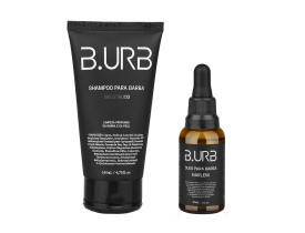 Kit Shampoo e Óleo Para Barba Black Barba Urbana - B.Urb